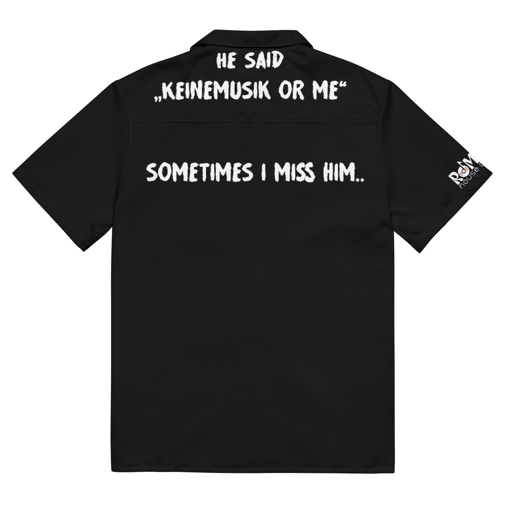 "He said KM or me" - Shirt "More amor por favor" Women edition - Romanian House Community Store