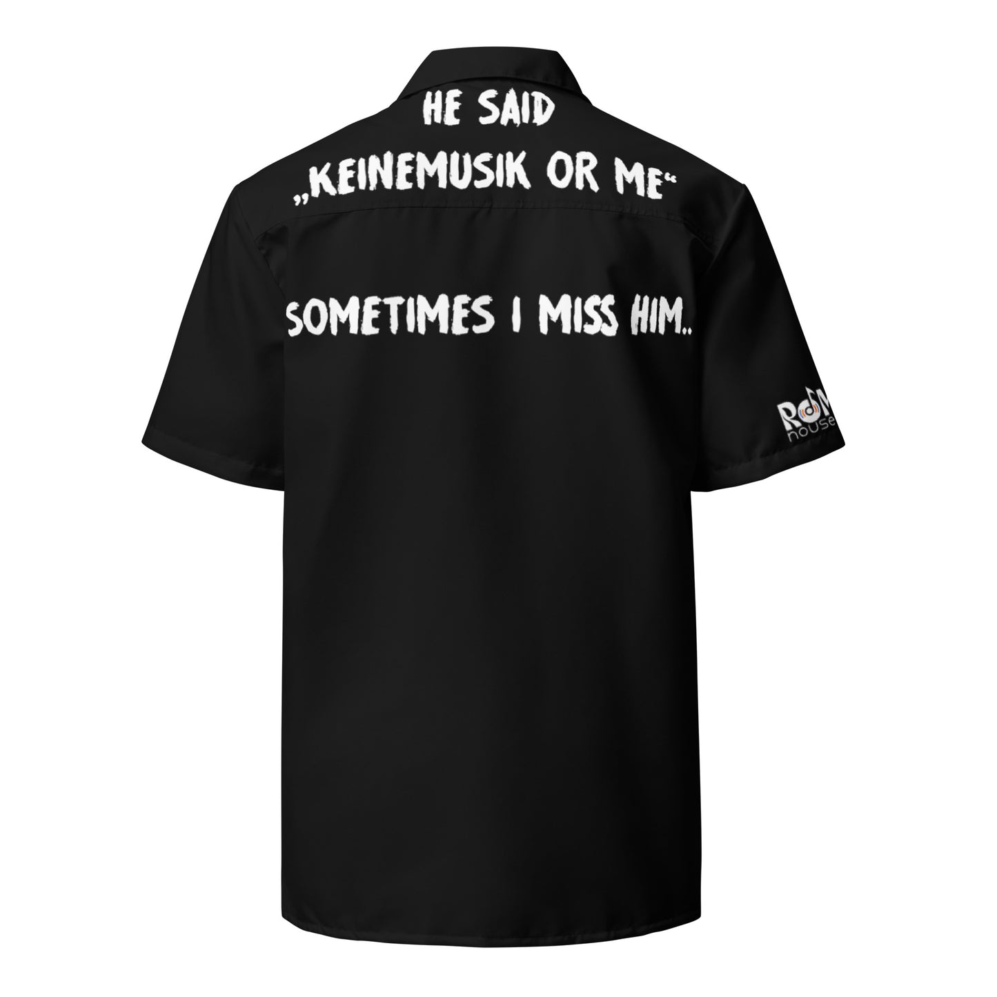 "He said KM or me" - Shirt "More amor por favor" Women edition - Romanian House Community Store