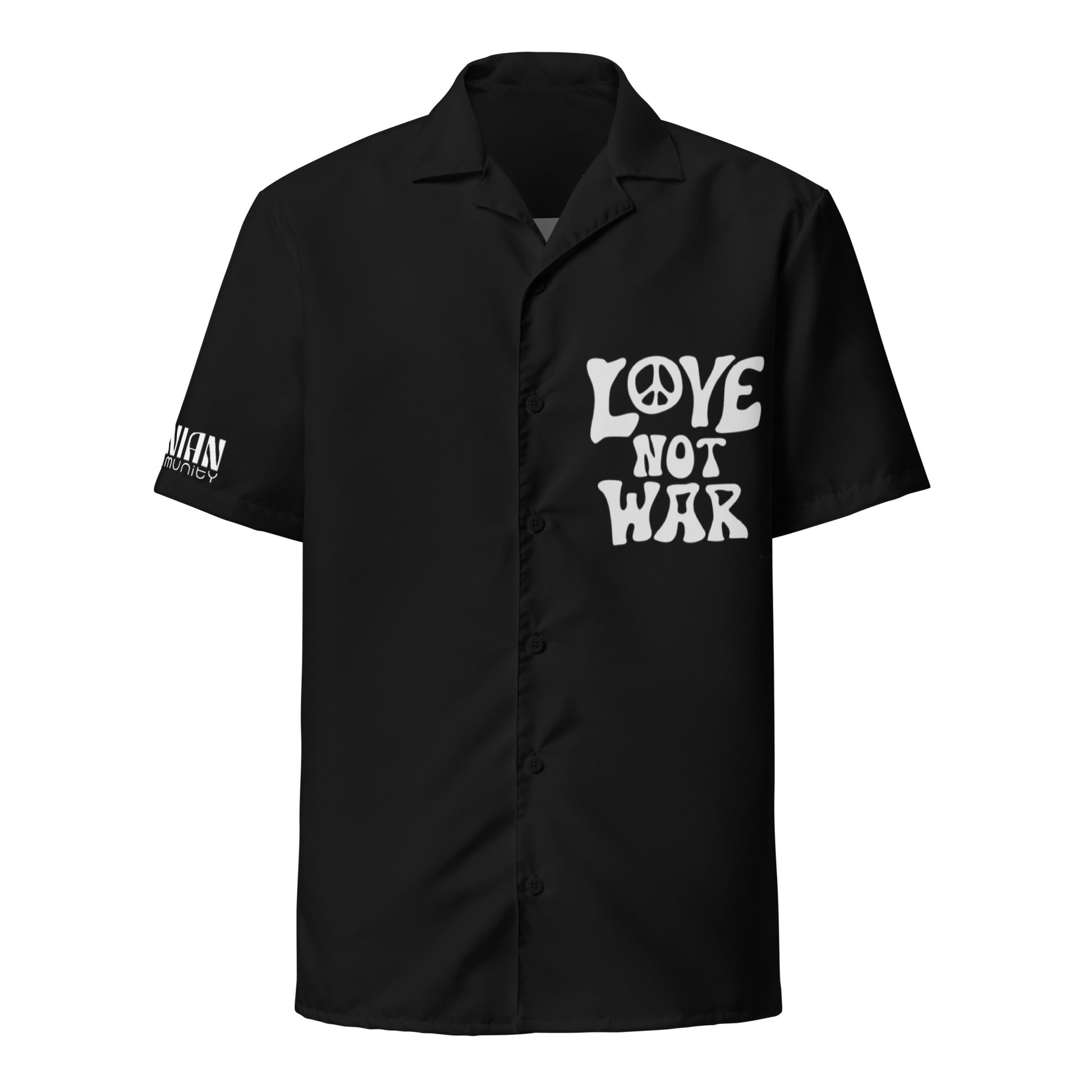 She said KM or me - Oversized shirt "Love not war" - Romanian House Community Store