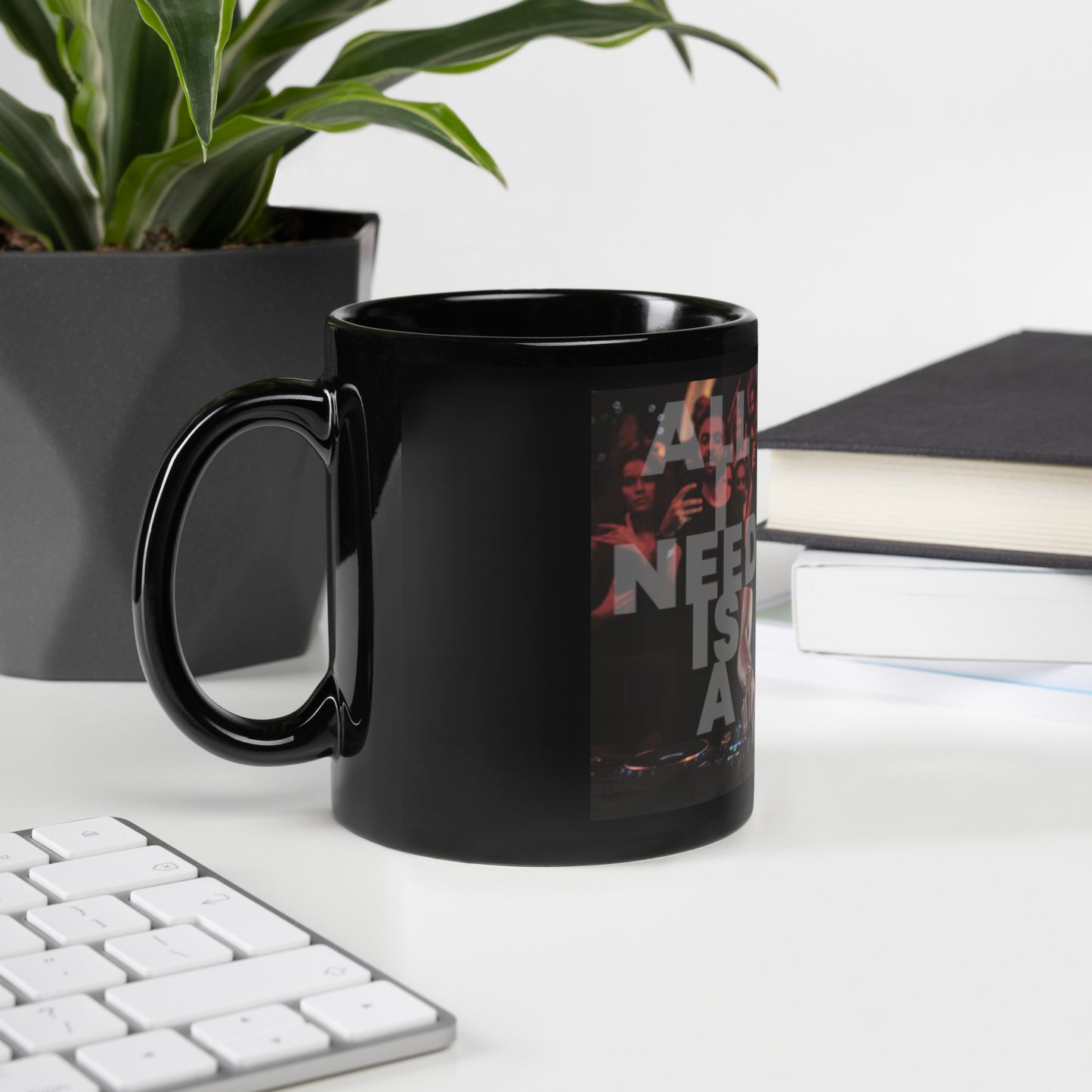 Black Coffee Glossy Mug - Romanian House Community Store