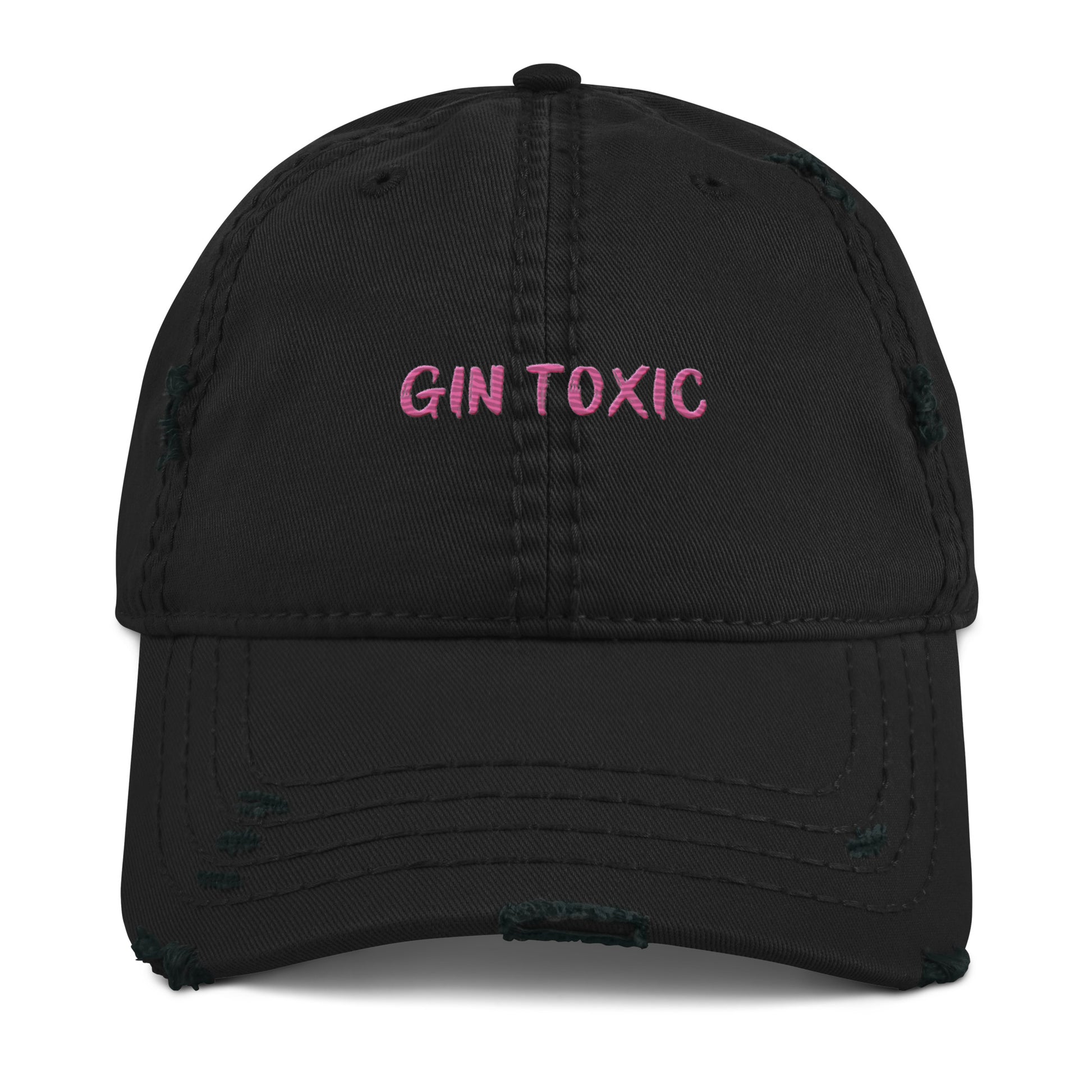 Distressed  Hat Pink - Gin Toxic - Romanian House Community Store