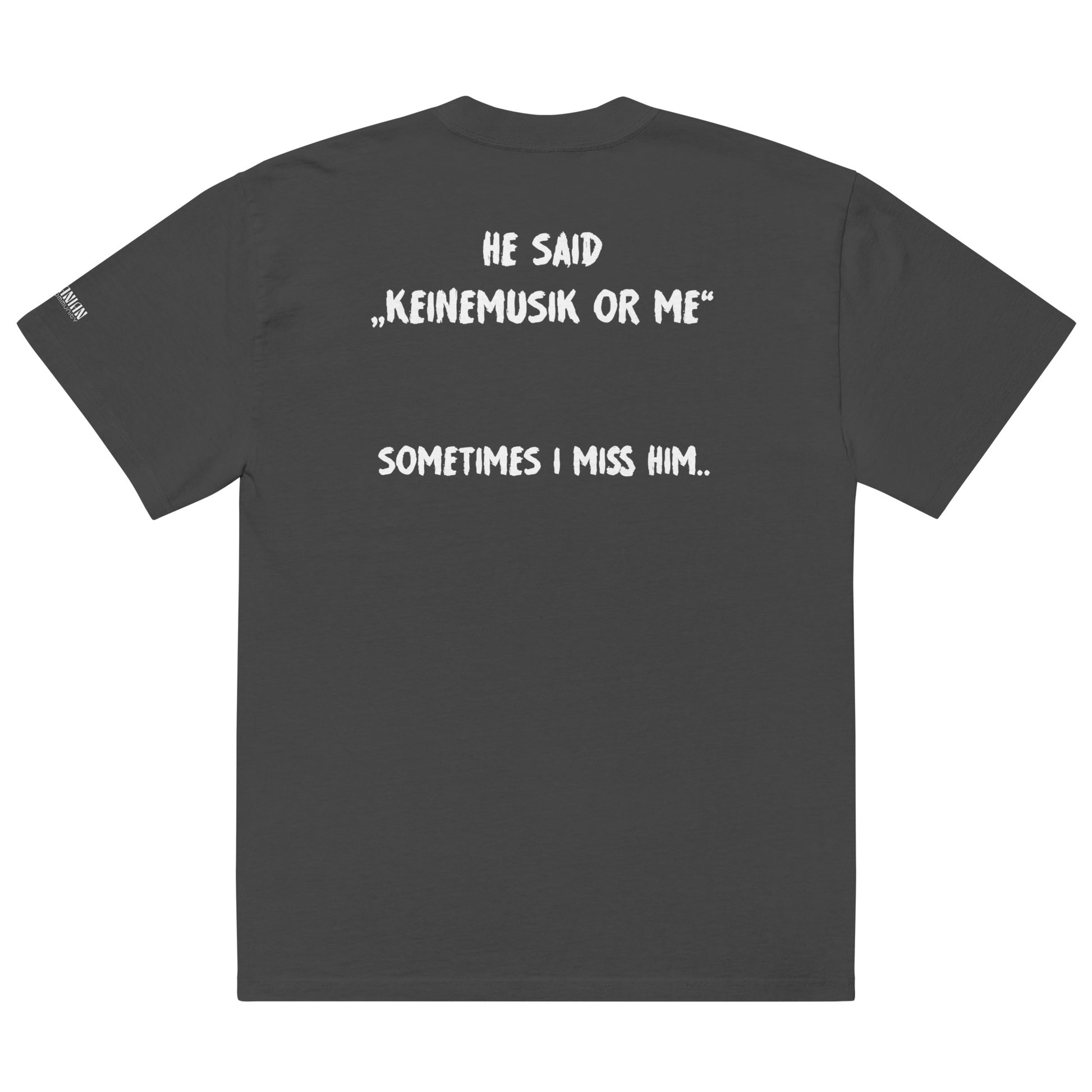 He said KM or me T-shirt - Oversized - Romanian House Community Store