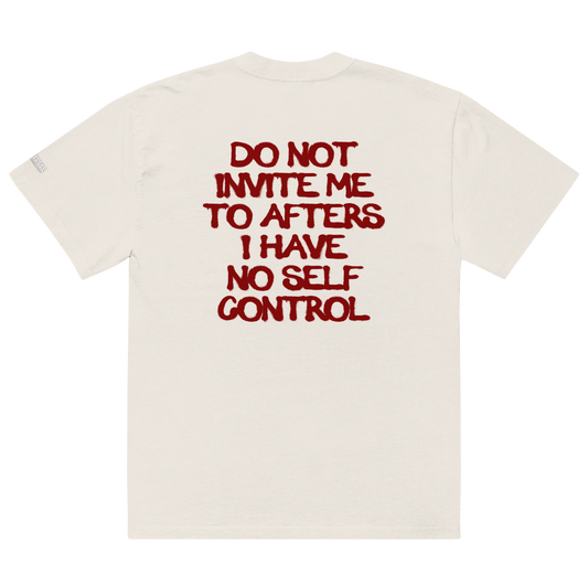 "DO NOT INVITE ME TO AFTERS" - Oversized Fit - faded colors - Romanian House Community Store