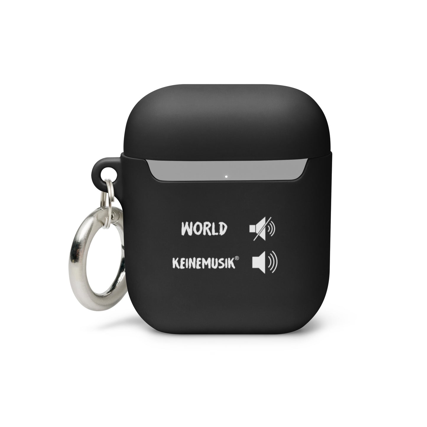 WORLD OFF KM ON - Rubber Case for AirPods® - Romanian House Community Store