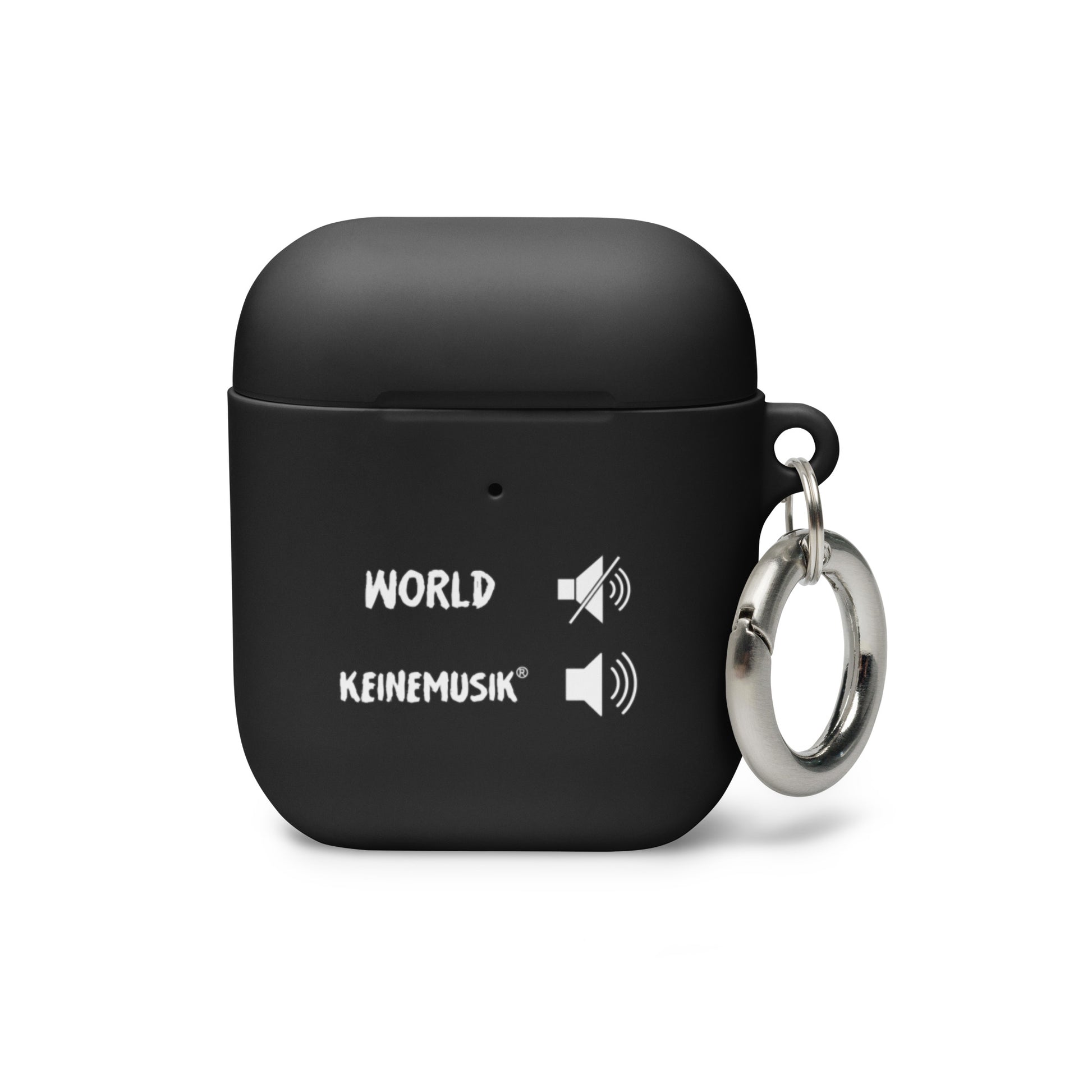 WORLD OFF KM ON - Rubber Case for AirPods® - Romanian House Community Store