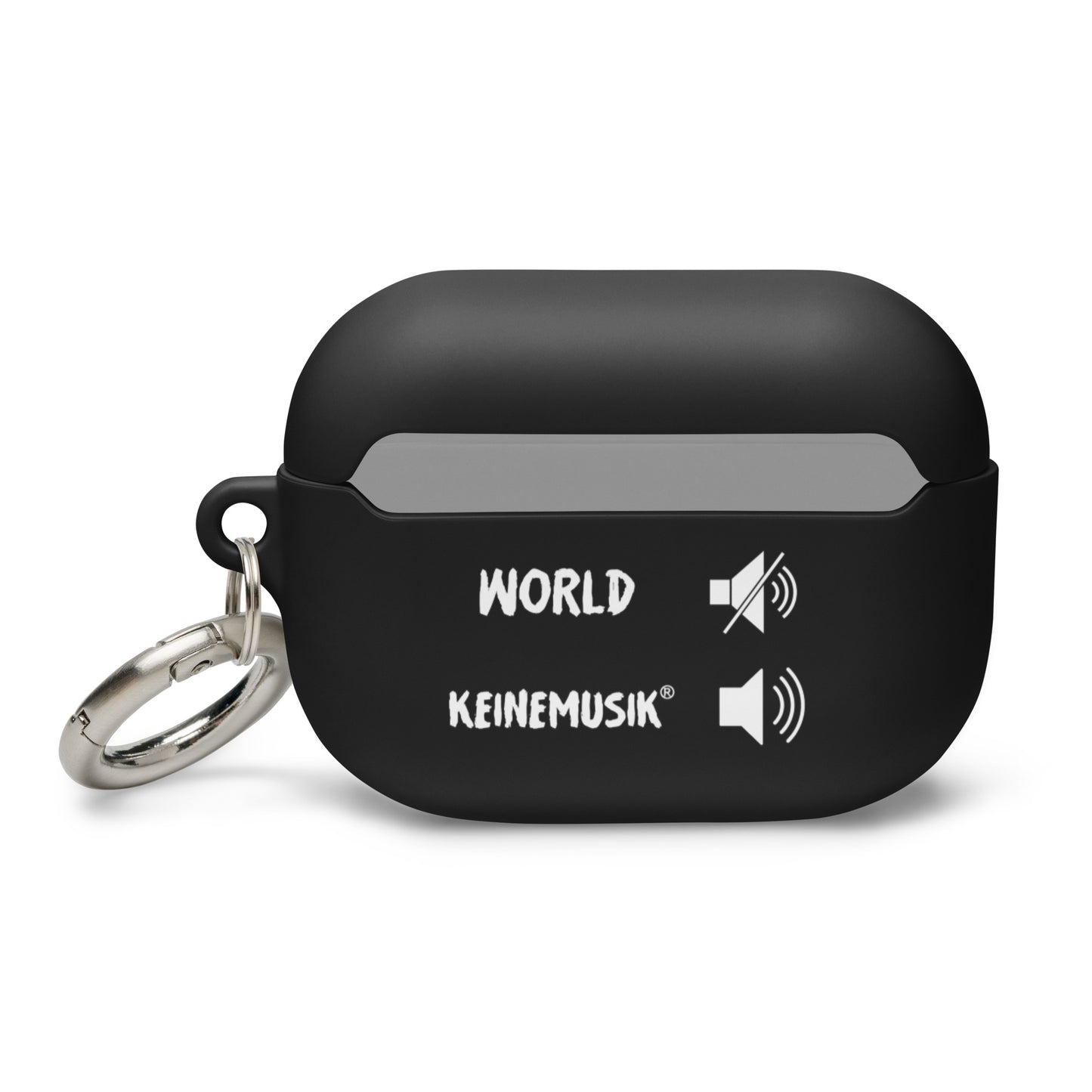 WORLD OFF KM ON - Rubber Case for AirPods® - Romanian House Community Store