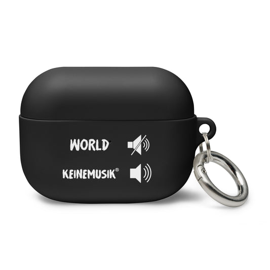 WORLD OFF KM ON - Rubber Case for AirPods® - Romanian House Community Store